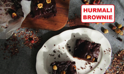 Şekersiz Hurmalı Brownie